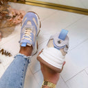 STEVE MADDEN POSSESSION-E SNEAKER 4652 - GRY BLU IVY