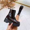 DEMI BOOT RXJ-242 - MARRON