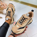 STEVE MADDEN POSSESSION-E SNEAKER 0033 - KHAKI/BLACK
