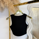 GUESS SILVY RIB TANKTOP V6GP07K2987 - BLACK