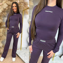 UNIQUE THE LABEL ROBYN LONGSLEEVE DEEP BERRY