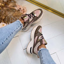 GINA SNEAKER 8-520 - BROWN