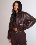 UNIQUE THE LABEL SEMMI BOMBER CACAO