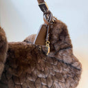 LIU JO FOULARD HOBO BAG AF6194/E1168 - DEEP BROWN