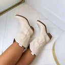 DIANA COWBOY STIEFEL CC2332 - BEIGE
