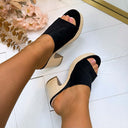 CHAYA SLIPPER MET HAK 135-3 - BLACK