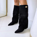 VEGAS SUEDINE STIEFEL DES8076 - KHAKI/SUE