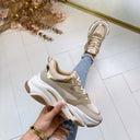 STEVE MADDEN PROGRESSIVE SNEAKER 7822 - LIGHT BRONZE