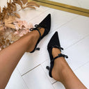 BOW HEEL SQC-260 - BLACK