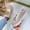ROSA EMBLEEM SNEAKER 9213 - TAUPE