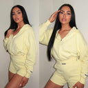 UNIQUE THE LABEL MOLLY SHORTS SOFTYELLOW