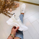 STEVE MADDEN MATCH-E SNEAKER 0020 - WHITE/WHITE
