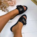 GUESS LOGO SLIPPER FLGEL3ELE19 - BLACK