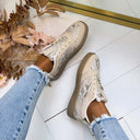 SNAKE SNEAKER LS-706 - BEIGE