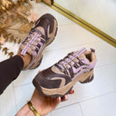 STEVE MADDEN ANIMATES-E SNEAKER 4763 - BRN TPE/MAU