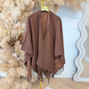 GUESS PONCHO AW5660POL03 - BROWN