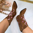 *SALE* FRINGE INDIAN BOOT Y2367 - CAMEL