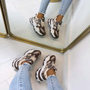 SNEAKERS ÉPAISSES A88-229 - MARRON
