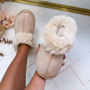GLITTER PANTOFFEL X28-PL - BEIGE