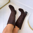 BASIC-STIEFEL MIT ABSATZ D-91 - BLACK