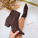 SUEDINE HAK BOOTY DES8339 - BROWN/S