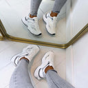 INSPIRED SNEAKER 8-541 WHITE