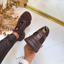 STEVE MADDEN MATCH-E SNEAKER 4643 - CHOCOLATE BRN