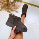 NEW LEATHER UGIE BOOT ZP20 - BROWN