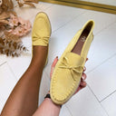 MOCASSINS À NŒUDS 68-421 - JAUNE