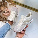 *SALE* LACY SNEAKER 8-252 - BEIGE