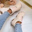 STEVE MADDEN FRONT ROW SNEAKER 5848 - SOFT BLUSH SUEDE