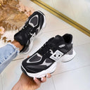 NANA SNEAKER B-906 - BLACK/D.GREY