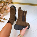 PRINTY BOOT A1027 - BROWN