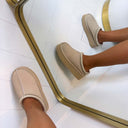 REAL LEATHER PANTOFFEL 2522 - BEIGE