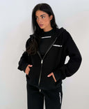 UNIQUE THE LABEL IMANI VEST DEEP BLACK