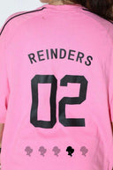 REINDERS LYMEE BASEBALL SHORTSLEEVE SHIRT W3826 - RASPBERRY