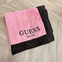 GUESS BEACH 1981 TOWEL E5GZ15KCDM0 -G67Q BROWN/PINK