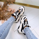 STEVE MADDEN POSSESSION-E SNEAKER 0033 - BLK/TAN