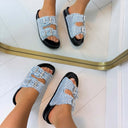 DENIM DIAMOND SLIPPER LS172