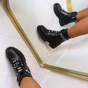 GUESS BESTSELLER BOOT FLFFICELE10 - BLACK/SILVER**