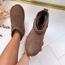 LEATHER UGIE BOOT 6391 - BROWN
