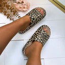ANIMAL SLIPPER 5013-21 - LEOPARD/BEIGE