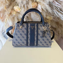 GUESS NOELLE II LUXURY SATCHEL BAG BS967207 - MIDNIGHT LOGO