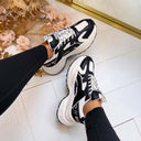 BUFFALO YUNO SNEAKER 18478 - BLACK/WHITE