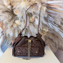 STEVE MADDEN BMICKI BAG 2706 - CHOCOLATE/GOLD