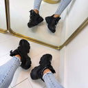 BUFFALO BINARY PINK 2.0 SNEAKER 16408 - BLACK