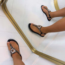 *ACTIE* SHINE SANDAAL HY3131 - BLACK