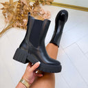 *ACTIE* MUSTHAVE BOOT DE1050 - BLACK/PU