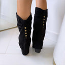 VEGAS SUEDINE STIEFEL DES8076 - KHAKI/SUE