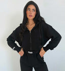 UNIQUE THE LABEL MOLLY VEST DEEP BLACK
